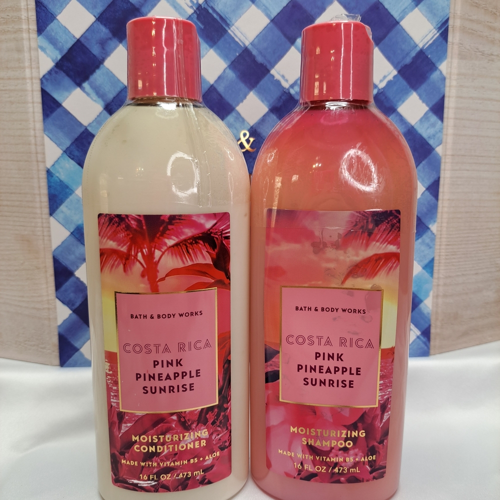 Bath & Body Works Pink Pineapple Sunrise Shampoo and Conditioner Set - Picture 15 of 16